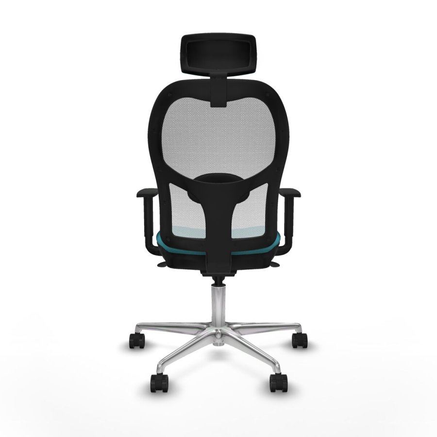 Kontorstol med hovedg�rde Piqueras y Crespo 1D086N2 Turkisbl� #5