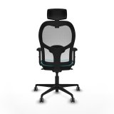 Kontorstol med hovedg�rde Piqueras y Crespo 2D036G2 Turkisbl� #5