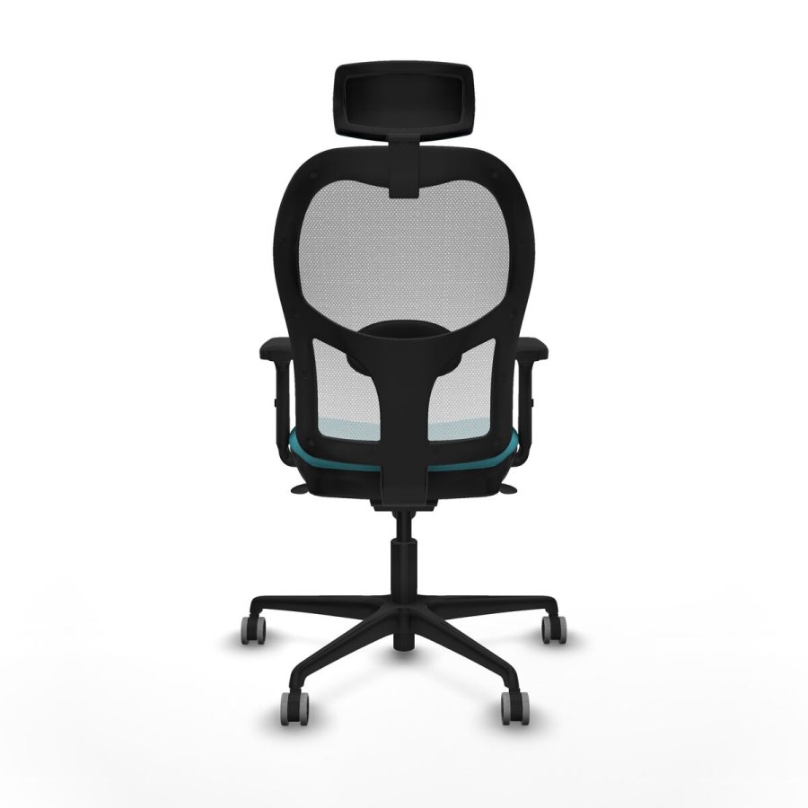 Kontorstol med hovedg�rde Piqueras y Crespo 2D036G2 Turkisbl� #5