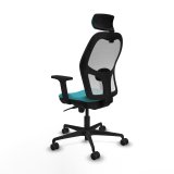 Kontorstol med hovedg�rde Piqueras y Crespo 2D036N2 Turkisbl� #4
