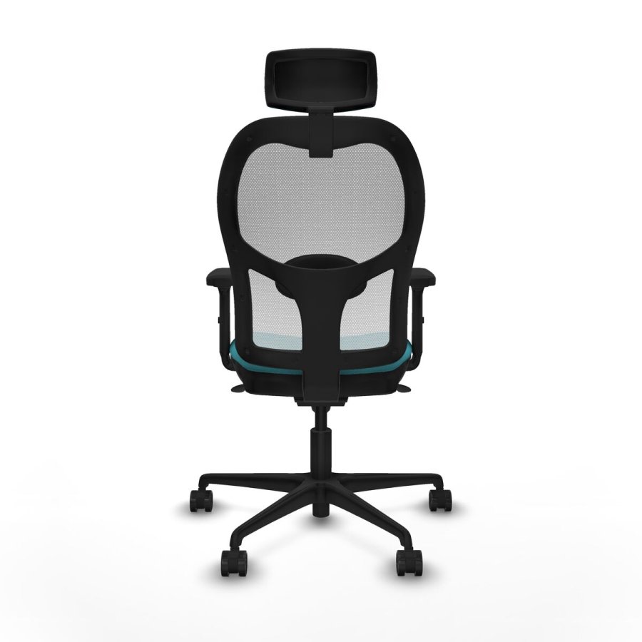 Kontorstol med hovedg�rde Piqueras y Crespo 2D036N2 Turkisbl� #5