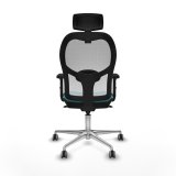 Kontorstol med hovedg�rde Piqueras y Crespo 2D086G2 Turkisbl� #5