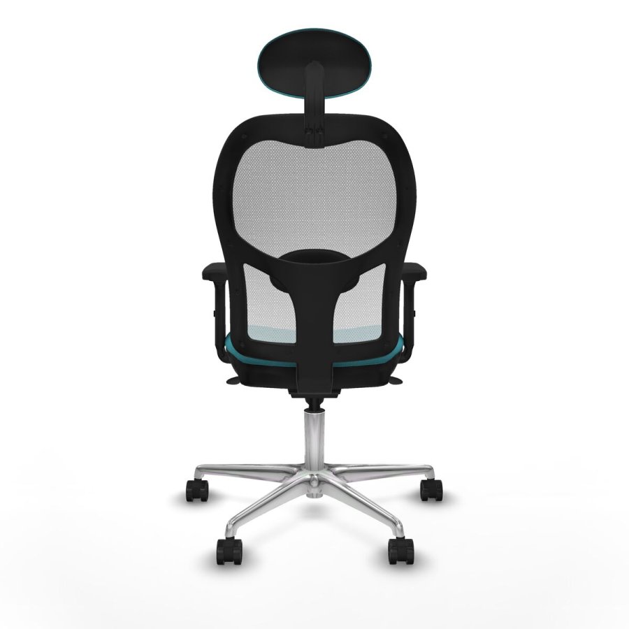 Kontorstol med hovedg�rde Piqueras y Crespo 2D086N1 Turkisbl� #5