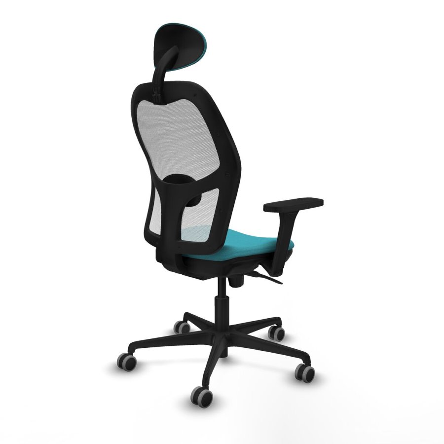 Kontorstol med hovedg�rde Piqueras y Crespo 3D036G1 Turkisbl� #6