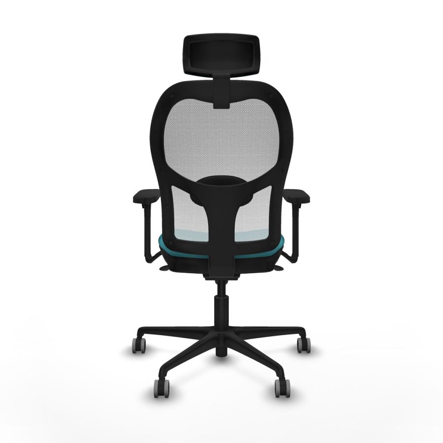 Kontorstol med hovedg�rde Piqueras y Crespo 3D036G2 Turkisbl� #5