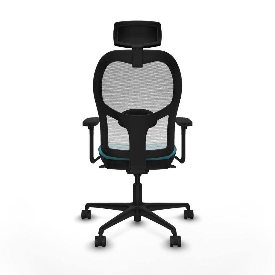 Kontorstol med hovedg�rde Piqueras y Crespo 3D036N2 Turkisbl� #5