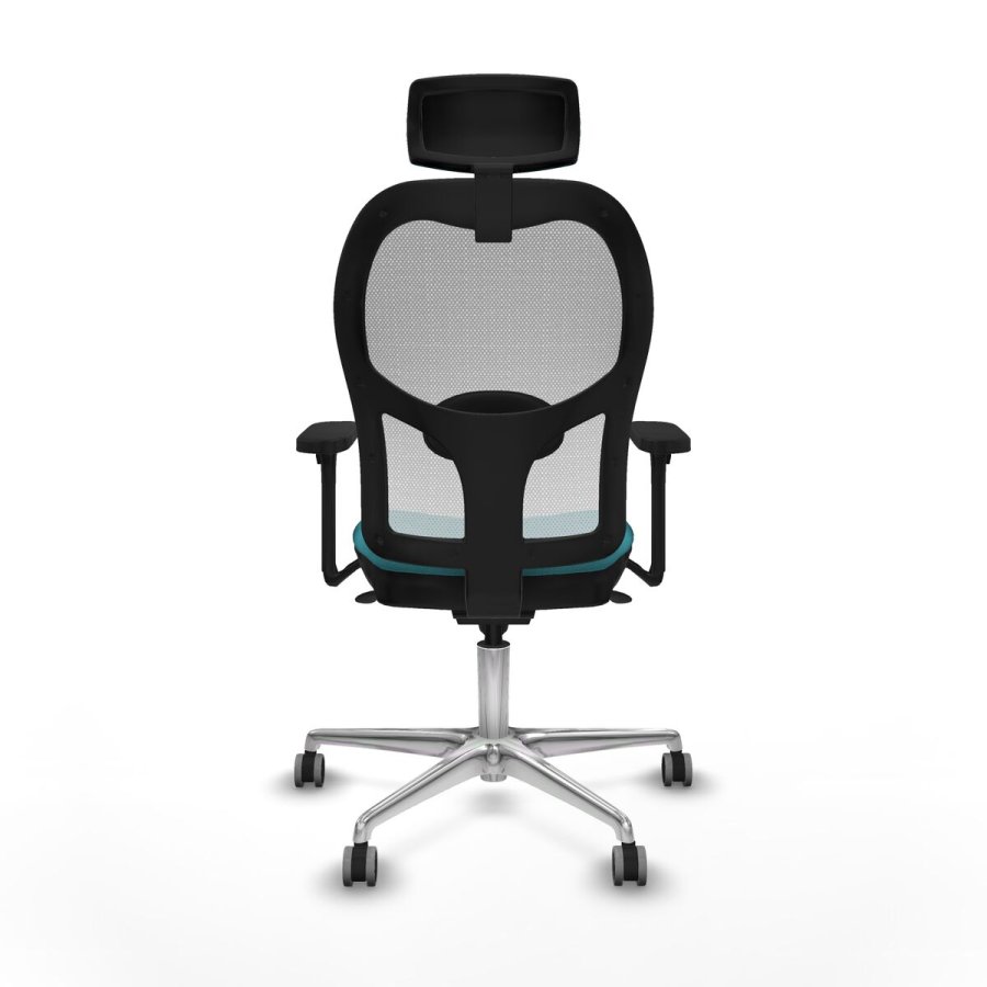 Kontorstol med hovedg�rde Piqueras y Crespo 3D086G2 Turkisbl� #5