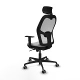 Kontorstol med hovedg�rde Piqueras y Crespo 1D036G2 Lysegr� #4