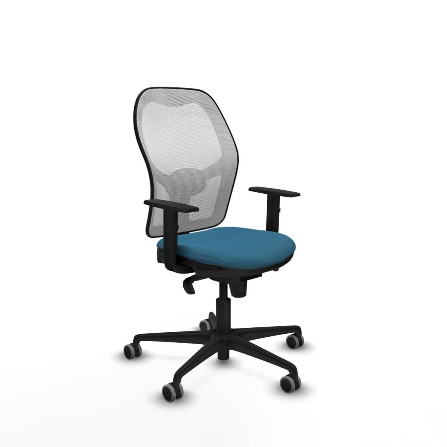 Kontorstol Piqueras y Crespo 1D036G0 Hvid Petroleum gr�n #1