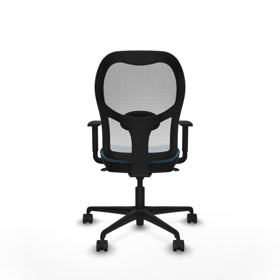 Kontorstol Piqueras y Crespo 1D036N0 Hvid Petroleum gr�n #5