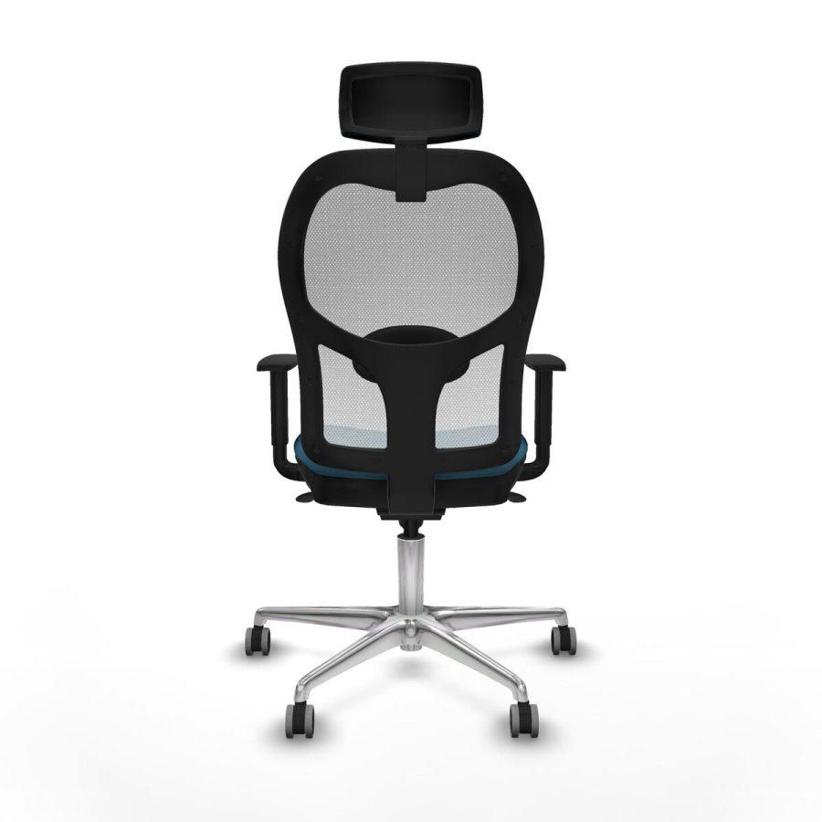 Kontorstol med hovedg�rde Piqueras y Crespo 1D086G2 Hvid Petroleum gr�n #5