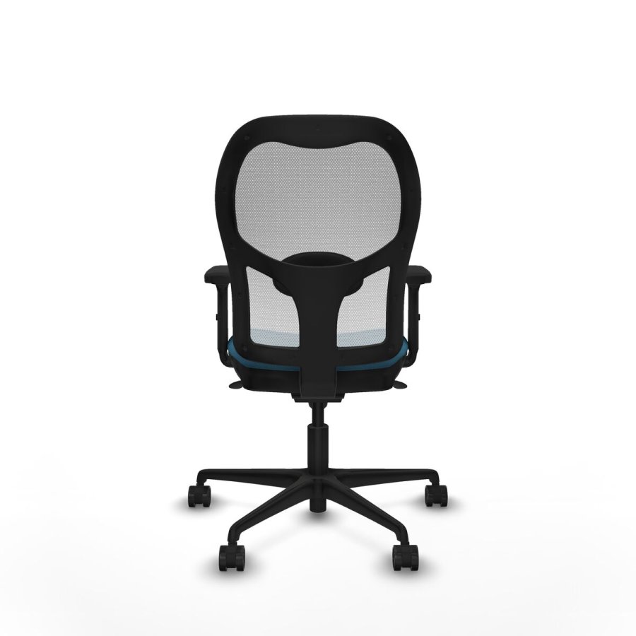 Kontorstol Piqueras y Crespo 2D036N0 Hvid Petroleum gr�n #5