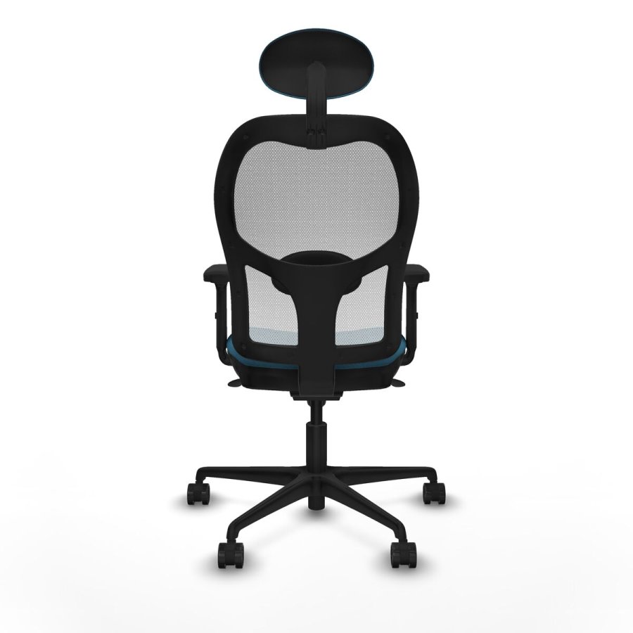 Kontorstol med hovedg�rde Piqueras y Crespo 2D036N1 Hvid Petroleum gr�n #5