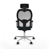 Kontorstol med hovedg�rde Piqueras y Crespo 2D086N2 Hvid Petroleum gr�n #5