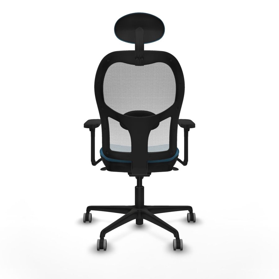 Kontorstol med hovedg�rde Piqueras y Crespo 3D036G1 Hvid Petroleum gr�n #5