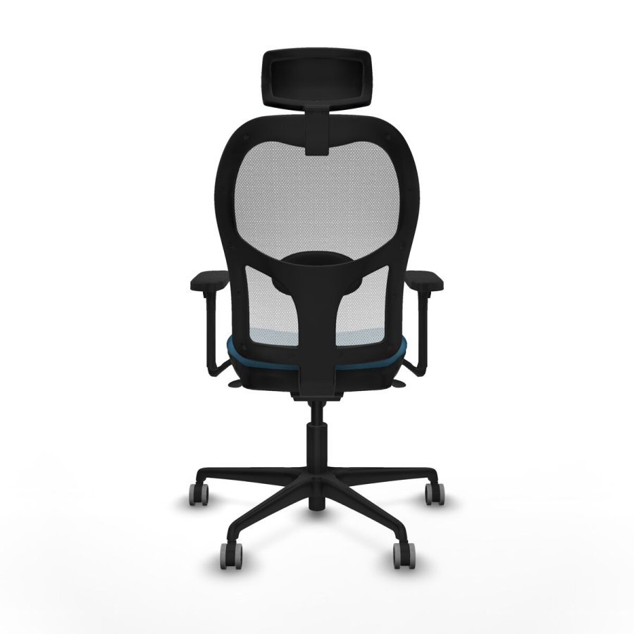 Kontorstol med hovedg�rde Piqueras y Crespo 3D036G2 Hvid Petroleum gr�n #5