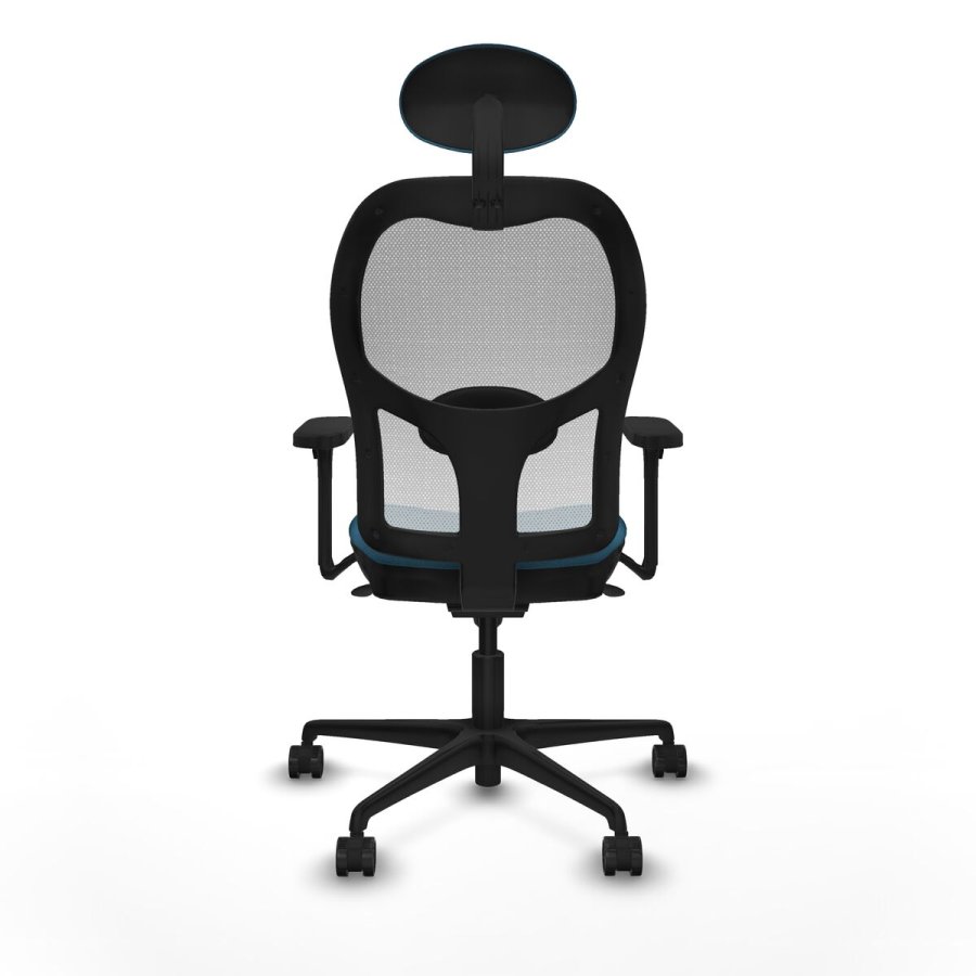 Kontorstol med hovedg�rde Piqueras y Crespo 3D036N1 Hvid Petroleum gr�n #5