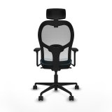 Kontorstol med hovedg�rde Piqueras y Crespo 3D036N2 Hvid Petroleum gr�n #5