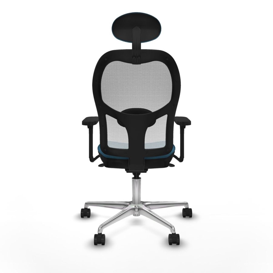 Kontorstol med hovedg�rde Piqueras y Crespo 3D086N1 Hvid Petroleum gr�n #5