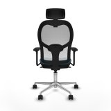 Kontorstol med hovedg�rde Piqueras y Crespo 3D086N2 Hvid Petroleum gr�n #5