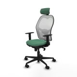 Kontorstol med hovedg�rde Piqueras y Crespo 1D036N2 Smaragdgr�n #2