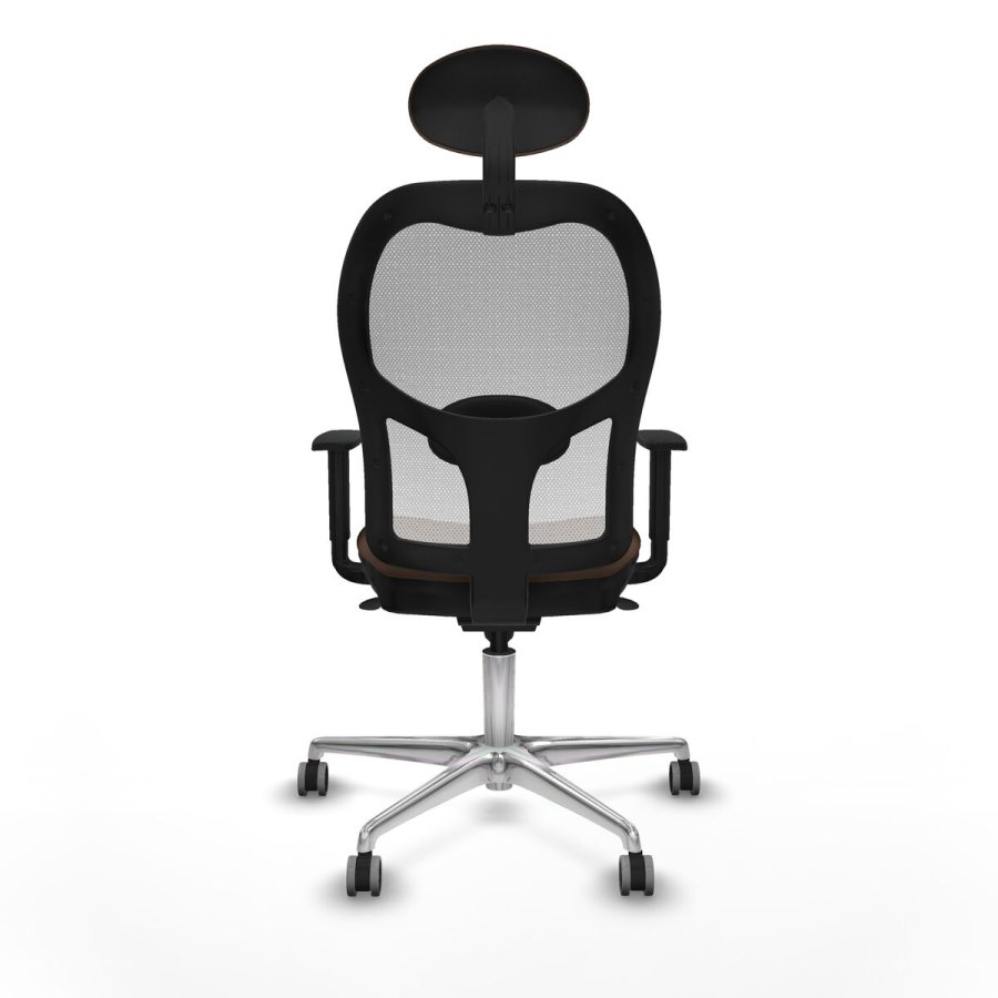 Kontorstol med hovedg�rde Jorquera Piqueras y Crespo 1D086G1 Hvid M�rkebrun #5