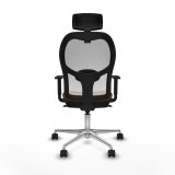 Kontorstol med hovedg�rde Piqueras y Crespo 1D086N2 Hvid M�rkebrun #5