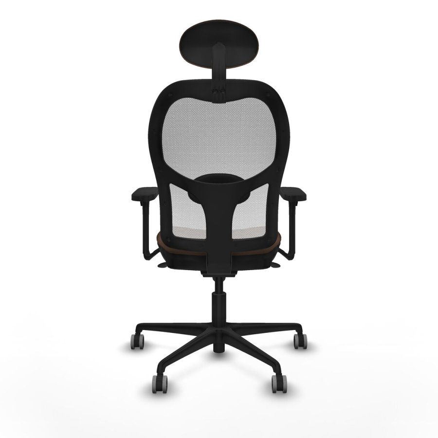 Kontorstol med hovedg�rde Piqueras y Crespo 3D036G1 Hvid M�rkebrun #5