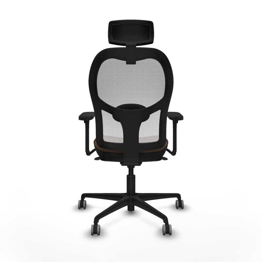 Kontorstol med hovedg�rde Piqueras y Crespo 3D036G2 Hvid M�rkebrun #5