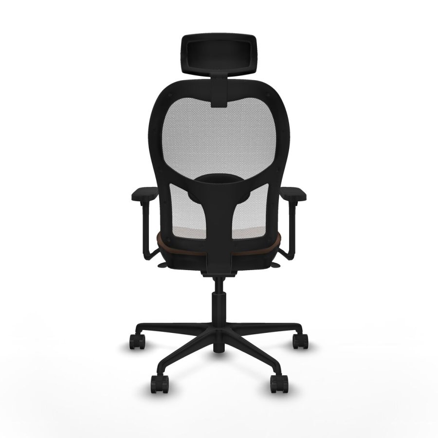 Kontorstol med hovedg�rde Piqueras y Crespo 3D036N2 Hvid M�rkebrun #5