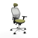 Kontorstol med hovedg�rde Piqueras y Crespo 3D086N1 Gr�n #1