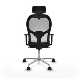 Kontorstol med hovedg�rde Piqueras y Crespo 1D086N2 M�rkegr� #5