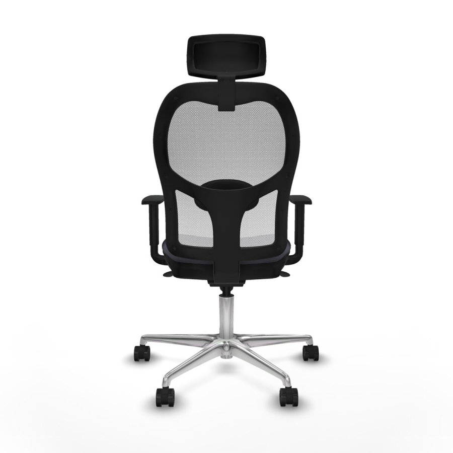 Kontorstol med hovedg�rde Piqueras y Crespo 1D086N2 M�rkegr� #5