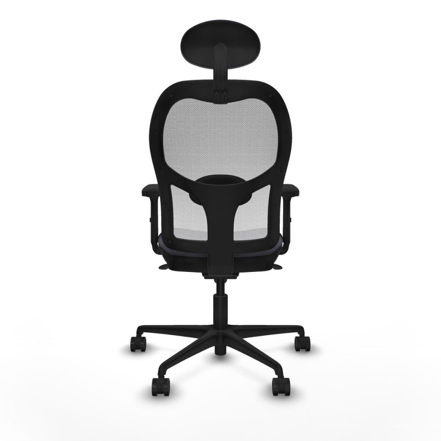 Kontorstol med hovedg�rde Piqueras y Crespo 2D036N1 M�rkegr� #5