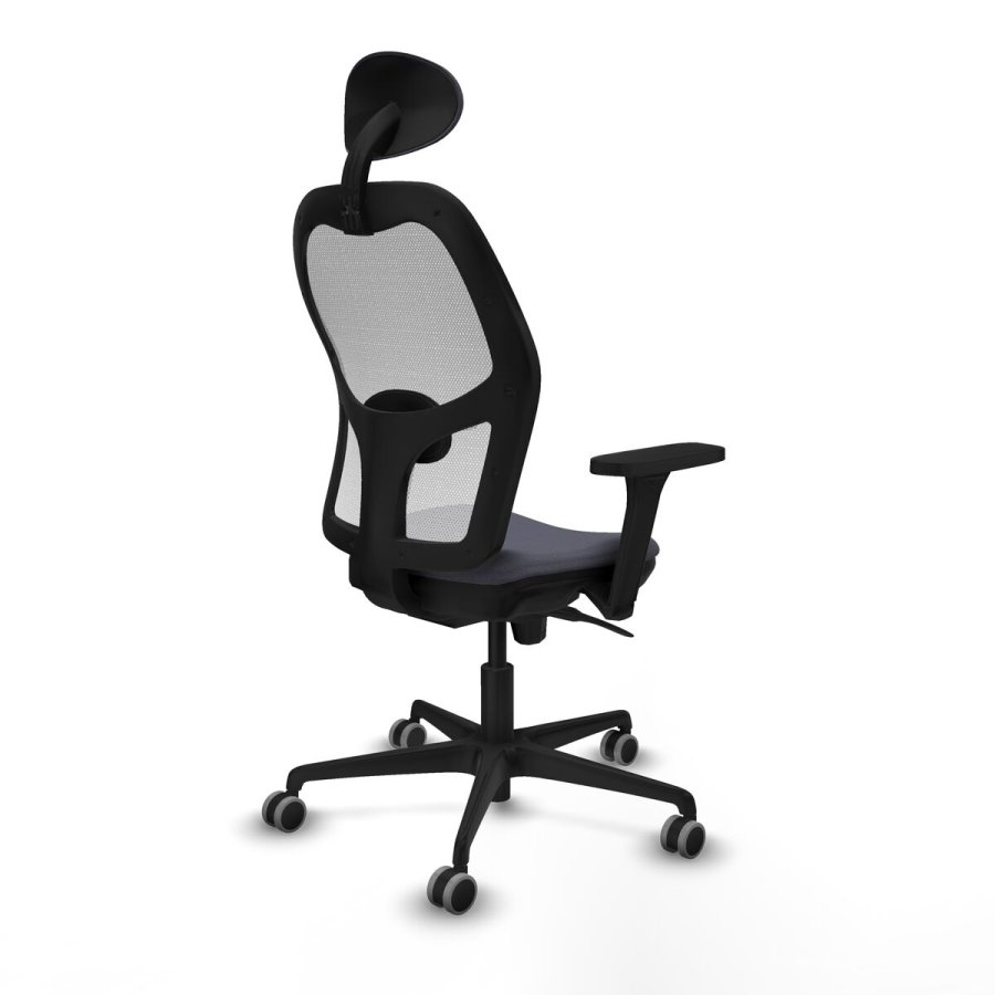 Kontorstol med hovedg�rde Piqueras y Crespo 3D036G1 M�rkegr� #6