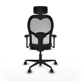 Kontorstol med hovedg�rde Piqueras y Crespo 3D036N2 M�rkegr� #5