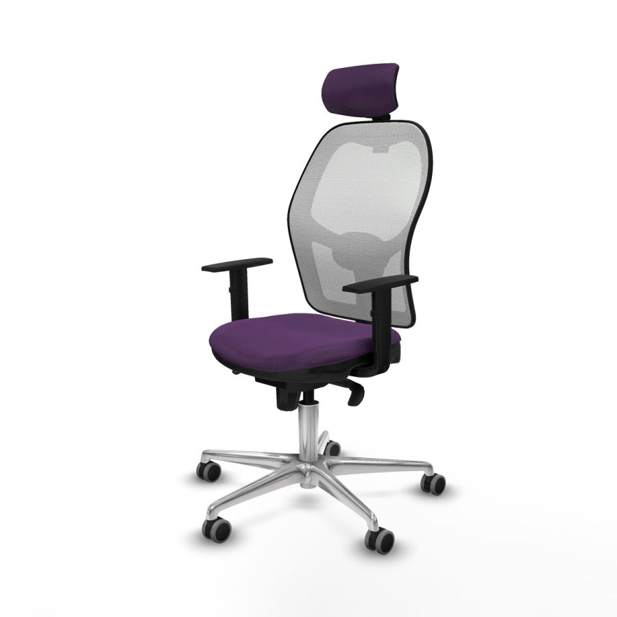 Kontorstol med hovedg�rde Piqueras y Crespo 1D086G2 Lilla #2