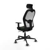 Kontorstol med hovedg�rde Jorquera Piqueras y Crespo 1D036G2 Sort #4