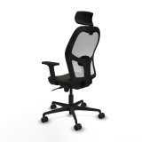 Kontorstol med hovedg�rde Jorquera Piqueras y Crespo 2D036N2 Sort #4