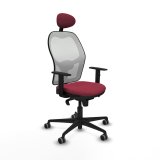 Kontorstol med hovedg�rde Jorquera Piqueras y Crespo 1D036G1 R�dbrun #1