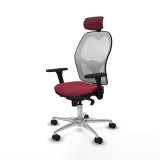 Kontorstol med hovedgrde Jorquera Piqueras y Crespo 3D086N2 Rdbrun #2