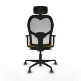 Kontorstol med hovedgrde Jorquera Piqueras y Crespo 1D036G2 Gul #5