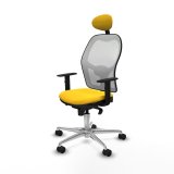 Kontorstol Piqueras y Crespo 1D086N1 Gul #2