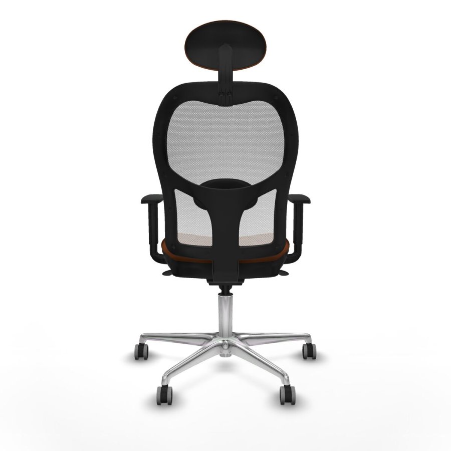 Kontorstol med hovedg�rde Jorquera Piqueras y Crespo 1D086G1 Hvid Brun #5