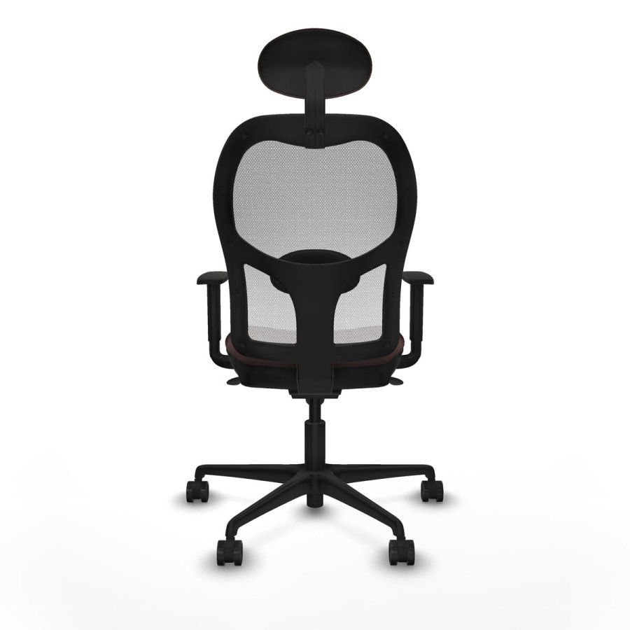 Kontorstol Piqueras y Crespo 1D036N1 Hvid Mrkebrun #5