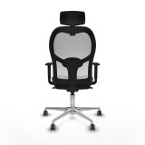 Kontorstol med hovedgrde Jorquera Piqueras y Crespo 1D086G2 Hvid Mrkebrun #5