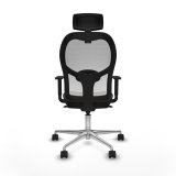 Kontorstol med hovedgrde Jorquera Piqueras y Crespo 1D086N2 Hvid Mrkebrun #5