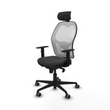 Kontorstol med hovedgrde Jorquera Piqueras y Crespo 1D036G2 Mrkegr #2