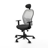 Kontorstol med hovedgrde Jorquera Piqueras y Crespo 1D036N1 Mrkegr #2