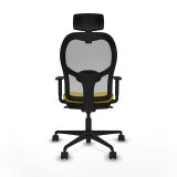 Kontorstol med hovedg�rde Piqueras y Crespo 1D036N2 Gul #2